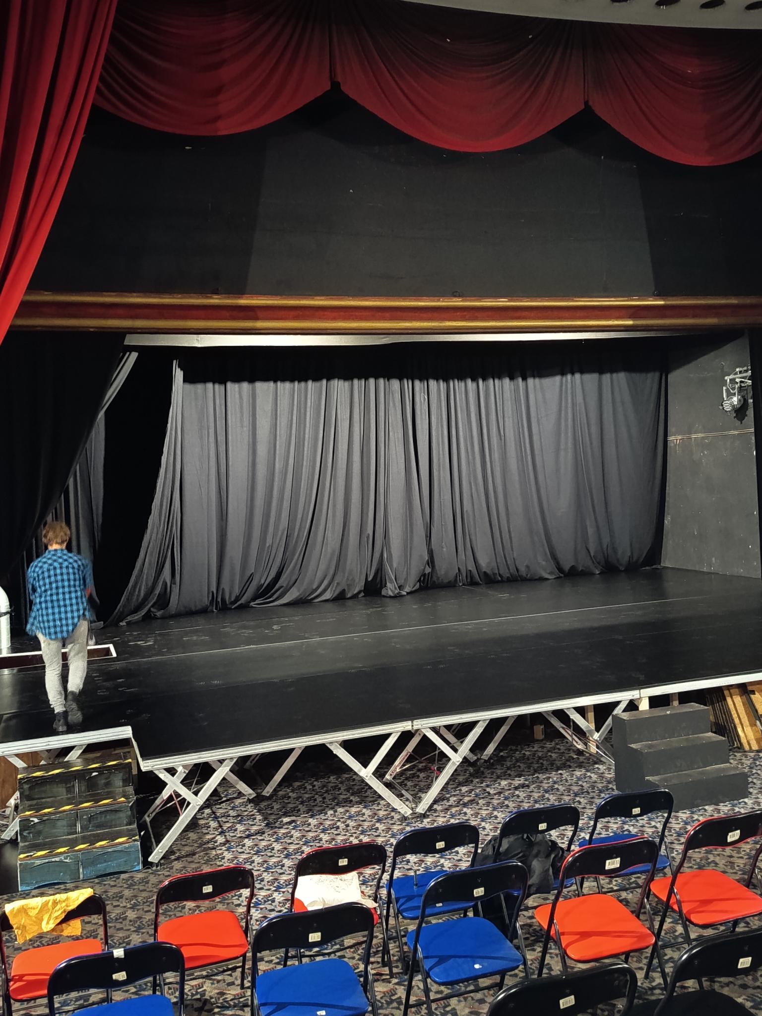 Urania 70 - innen - Bühne - Bauphase | Bild: Theater Apron